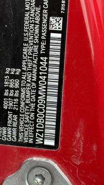 2021 Toyota Supra 3.0 Premium