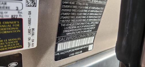 2021 Land Rover Range Rover Sport HSE Silver Edition