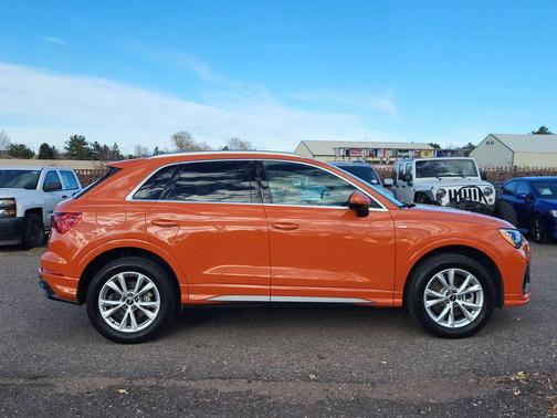 Orange 2022 Audi Q3 45 S line Premium