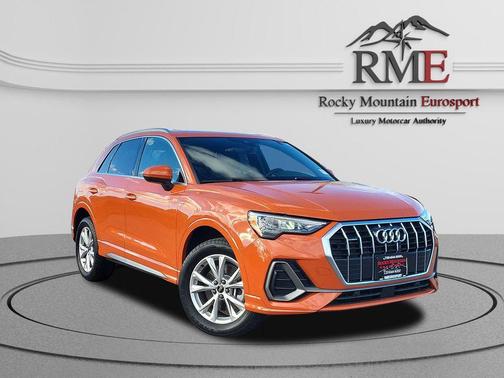 Orange 2022 Audi Q3 45 S line Premium