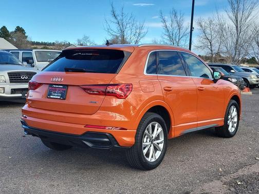 Orange 2022 Audi Q3 45 S line Premium