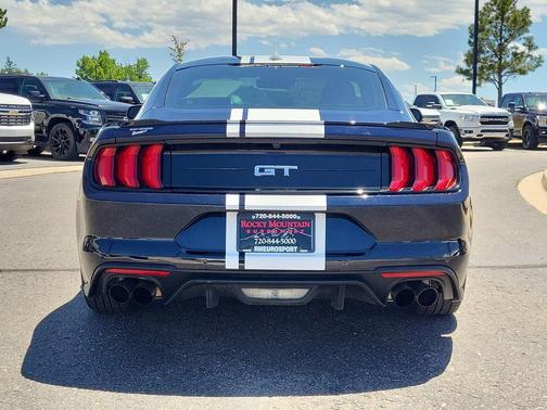 Blue 2021 Ford Mustang GT Premium