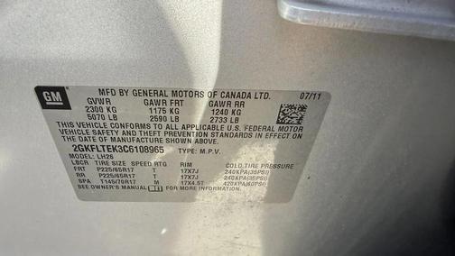 Gray 2012 GMC Terrain SLE-2
