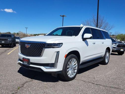 White 2022 Cadillac Escalade ESV Luxury