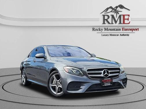 Gray 2018 Mercedes-Benz E-Class 4MATIC