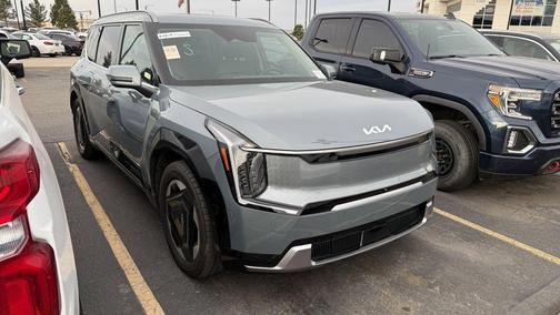 Green 2024 Kia EV9 Land