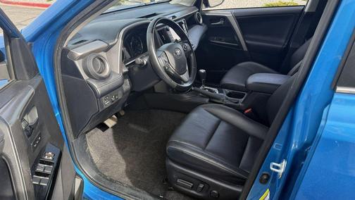 Blue 2018 Toyota RAV4 Hybrid Limited