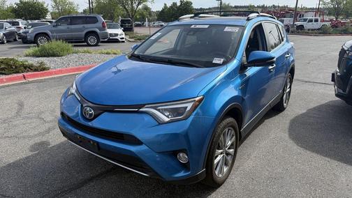 Blue 2018 Toyota RAV4 Hybrid Limited