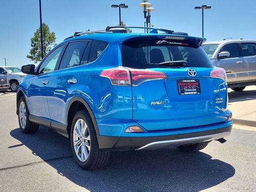 Blue 2018 Toyota RAV4 Hybrid Limited