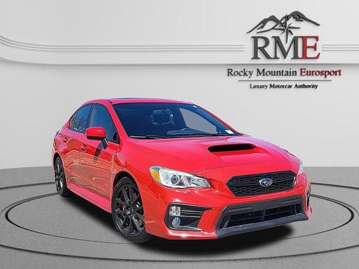 Red 2020 Subaru WRX Premium