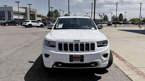 White 2014 Jeep Grand Cherokee Overland