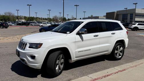 White 2014 Jeep Grand Cherokee Overland