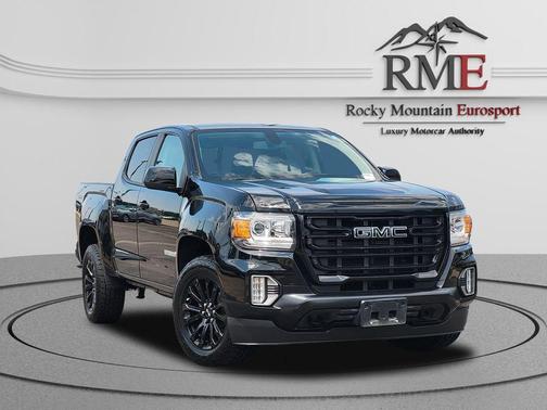Black 2022 GMC Canyon Elevation