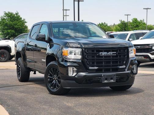 Black 2022 GMC Canyon Elevation