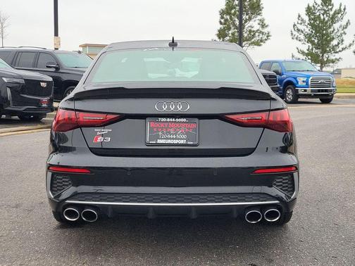 Black 2023 Audi S3 Premium Plus TFSI quattro S tronic