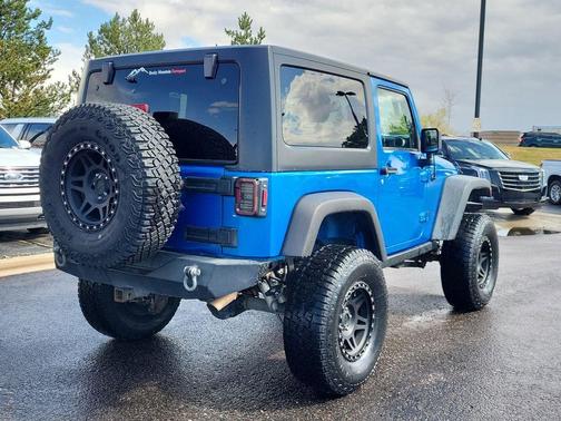 Blue 2016 Jeep Wrangler Rubicon