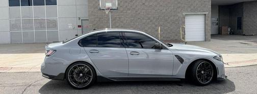 Gray 2023 BMW M3 Competition