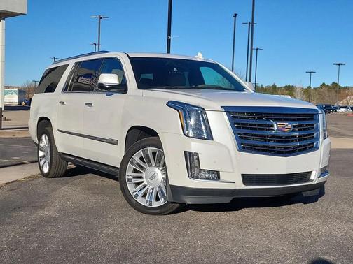 White 2020 Cadillac Escalade ESV Platinum