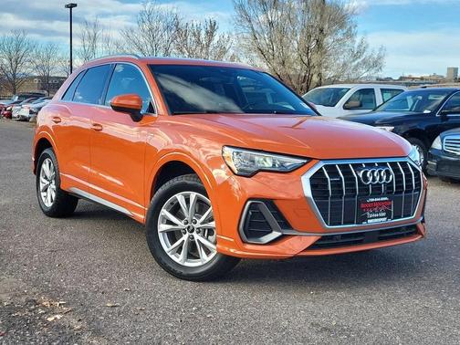 Orange 2022 Audi Q3 45 S line Premium