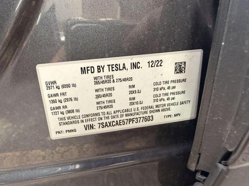 2023 Tesla Model X Dual Motor All-Wheel Drive