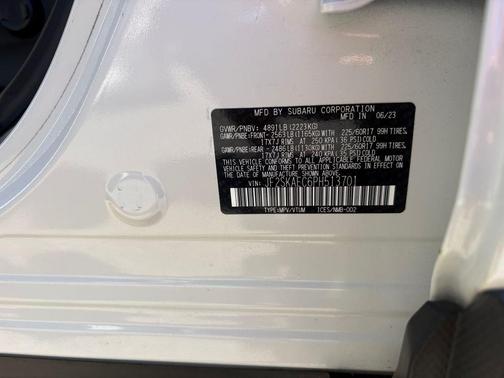 White 2023 Subaru Forester Premium
