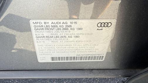 2016 Audi Q5 3.0T Premium Plus