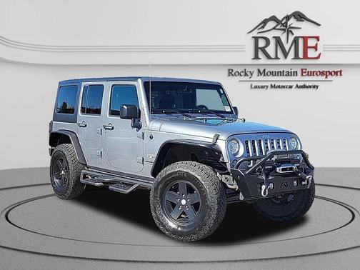 Silver 2017 Jeep Wrangler Unlimited Sahara
