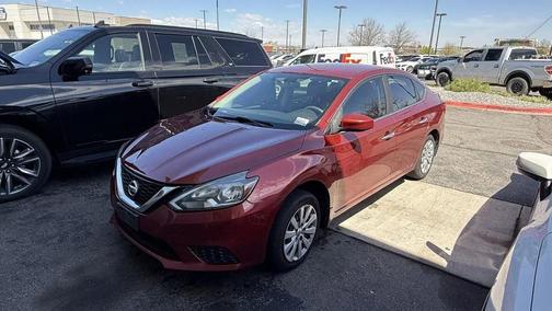 Red 2017 Nissan Sentra SV