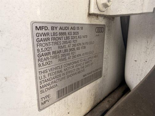 2018 Audi Q7 3.0T Prestige