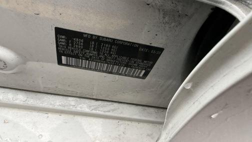 White 2022 Subaru Legacy Limited