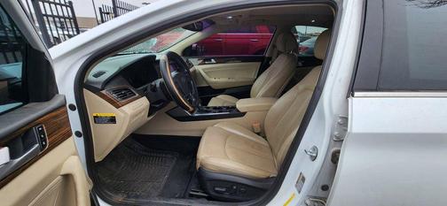 White 2016 Hyundai SONATA Limited