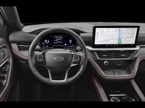 Black 2025 Ford Explorer Platinum