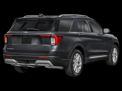 Black 2025 Ford Explorer Platinum