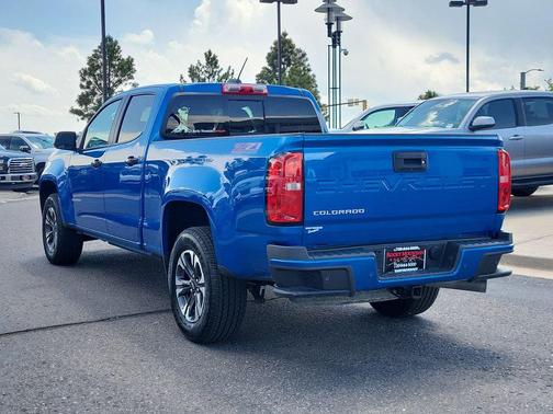 Blue 2021 Chevrolet Colorado Z71