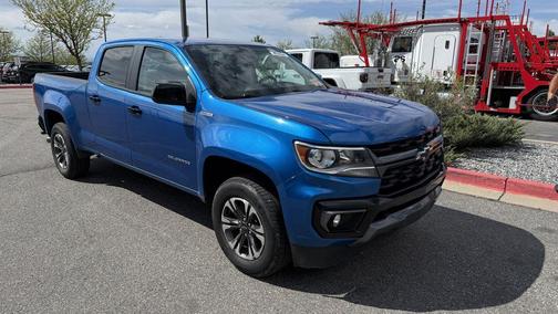 Blue 2021 Chevrolet Colorado Z71