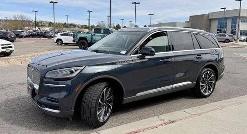 Blue 2022 Lincoln Aviator Reserve AWD