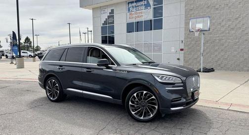 Blue 2022 Lincoln Aviator Reserve AWD