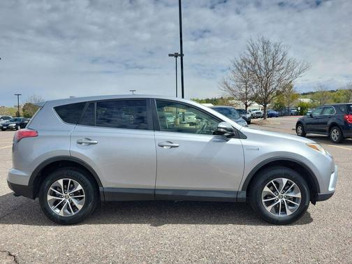 Silver 2018 Toyota RAV4 Hybrid LE