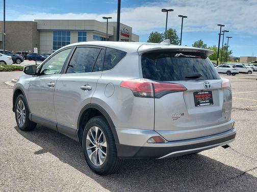 Silver 2018 Toyota RAV4 Hybrid LE
