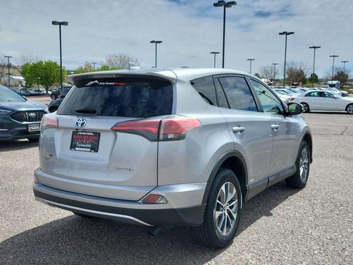 Silver 2018 Toyota RAV4 Hybrid LE