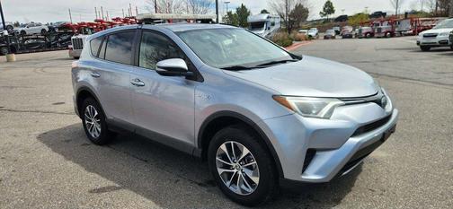 Silver 2018 Toyota RAV4 Hybrid LE