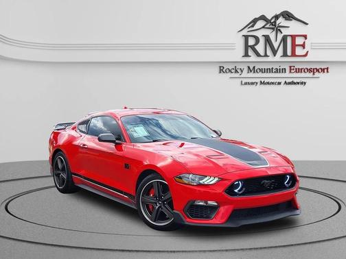 Red 2021 Ford Mustang Mach 1 Fastback