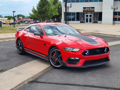 Red 2021 Ford Mustang Mach 1 Fastback