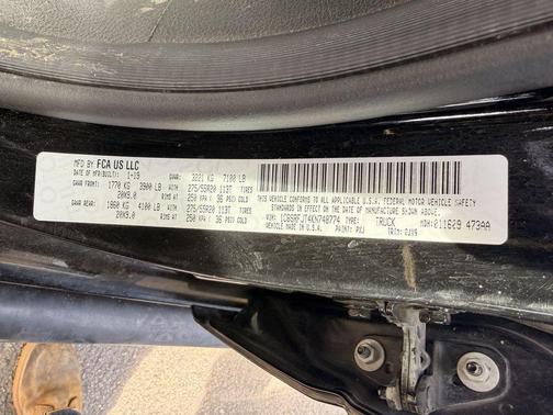 Black 2019 RAM 1500 Laramie