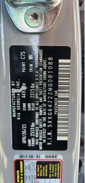 Gray 2021 Kia K5 GT-Line