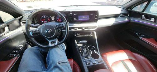 Gray 2021 Kia K5 GT-Line