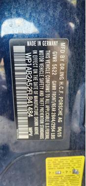 2015 Porsche Macan S