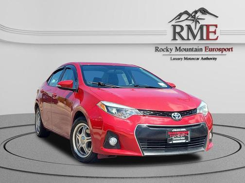 Red 2016 Toyota Corolla S