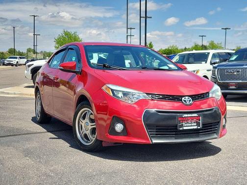 Red 2016 Toyota Corolla S