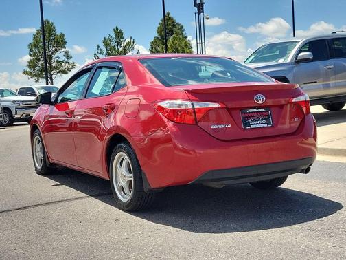 Red 2016 Toyota Corolla S